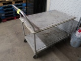 stocking cart, aluminum
