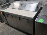 True refrigerated prep table, 48