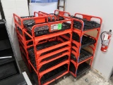 OptiCarts, plastic tiered stocking carts