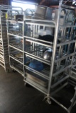 Wire Carts W/ Assorted Smallware