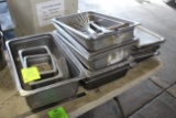 Group Of Stainless Inserts And Smallware