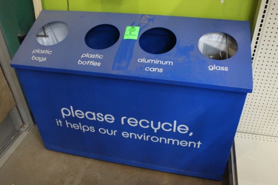 4 Compartment Recycling Bin