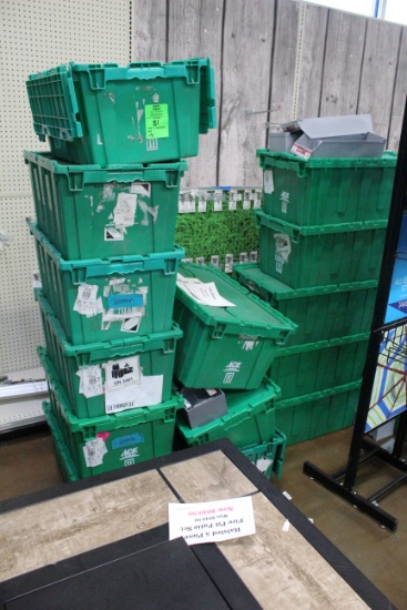 Totes W/ Assorted Hardware Organizers