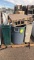 Pallet Of Trash Cans W/ Extras