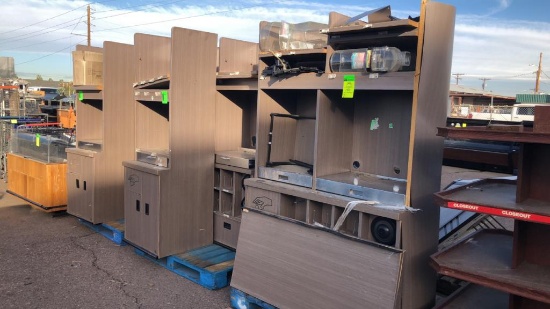 Pallets Of Bulk Merchandising Stations