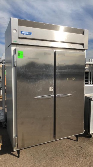 McCall Two Door Stainless Refrigerator