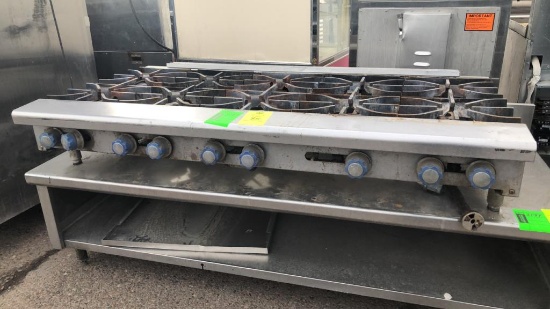 Imperial 5’ 10 Burner Gas Range