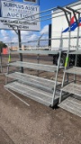 4 tier garden rack 88” x 34” x 95”