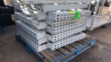 Pallet Of Tear Drop Uprights