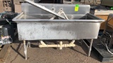 John Boos Stainless Steel Two Compartment Sink