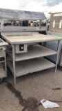 45” Stainless Table W/ Hatco Heated Well