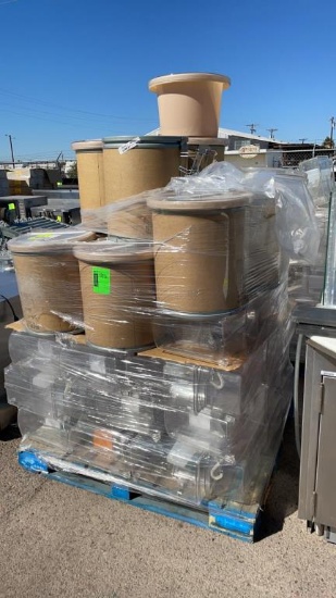 Pallet of bulk food items