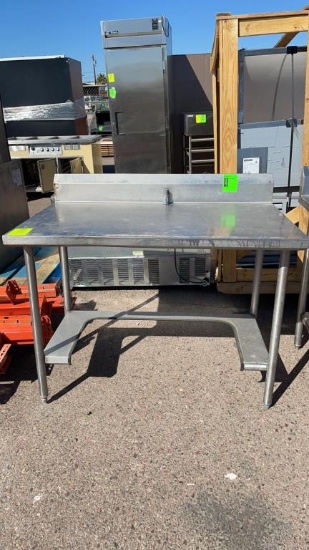 4ft x 30 x 41 stainless steel table