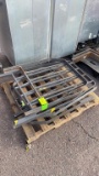 Pallet of fork lift guard rails