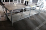 8' Stainless Steel Table