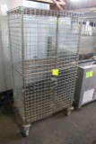 Caged Metro Rack On Casters
