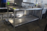 6' Stainless Steel Table