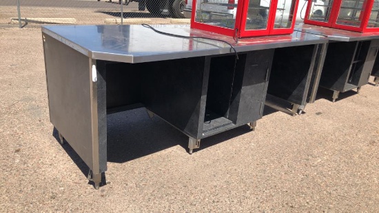 8’ Stainless Top Service Counter