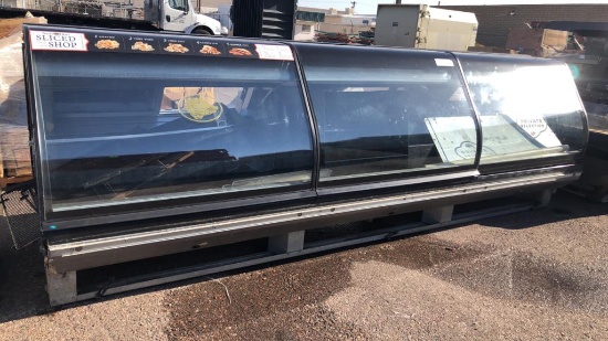 Hussmann 12’ Curved Glass Deli Case