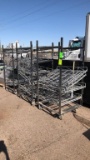 30” x 33” 6’ Tall Wire Shelving Units On Casters