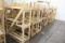 Large Group Of 4' Wide Wooden Merchandisers