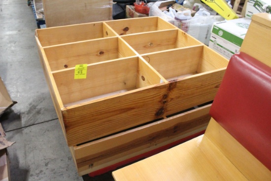 Wooden Cubby Merchandisers