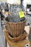 Group Of Assorted Baskets And Strainer