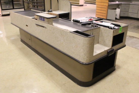 Unmarked Dual-Belt Checkstand