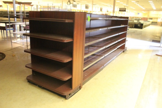 12' Of Madix Gondola Shelving W/ End Caps