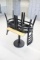 Wooden Tables W/ (2) Chairs Each