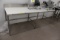 8' Polytop Table W/ Backsplash