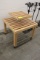 3' Wooden Merchandiser On Casters