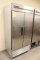 True Two Door Stainless Refrigerator