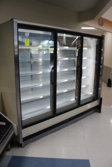 2008 Hussmann Three Door Low Temp Case