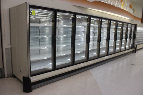 10 Door Run Of 2008 Hussmann Low Temp Cases