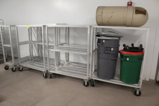 4' Aluminum Cooler Carts