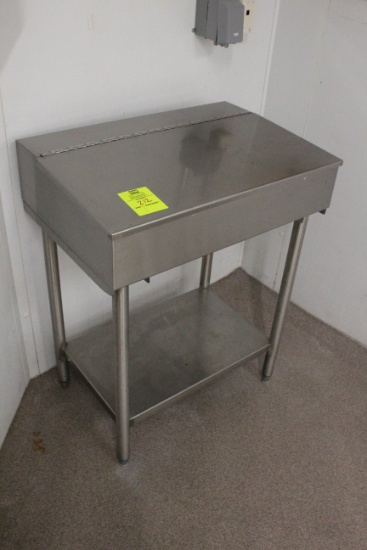 Stainless Receiving Desk