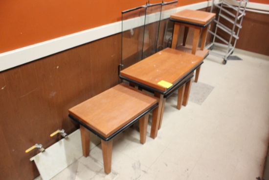 Group Of Assorted Wooden Tables