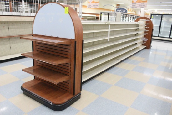 20' Of Lozier Gondola Shelving