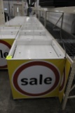 3' x 3' Portable Bin Merchandisers
