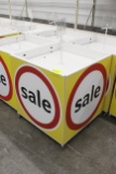 3' x 3' Portable Bin Merchandisers