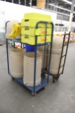 U-Boat And Stocking Cart W/ Assorted Items