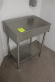Stainless Receiving Desk