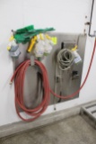 Stainless Backsplash W/ Hose
