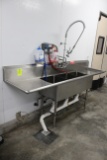 Stainless Steel Three Compartment Sink