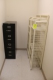 Wire Shelving Units And File Cabinet