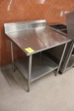 John Boos 3' Stainless Steel Table