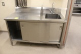 John Boos Stainless Sink Table