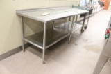 8' Stainless Steel Table