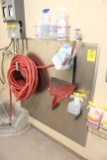 Stainless Backsplash W/ Hose